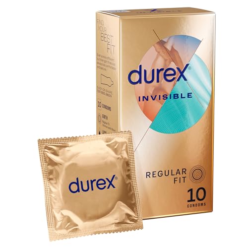 Durex Invisible Regular Fit Condoms Pack of 10