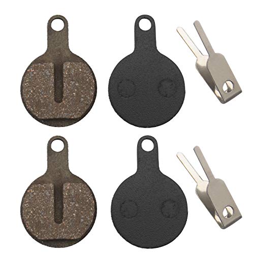 EMSea 2 Pairs Bicycle Semi-Metallic Disc Brake Pads Compatible with Tektro Novela IOX