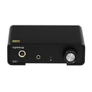 Topping DX1 Support Up to DSD256 and PCM384 THD+N<0.0002% XMOS XU208 Newest AK4493S 2 Gain Settings Hi-Res Audio DAC & Headphone Amplifier(Black)