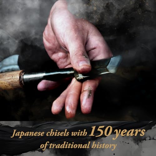 SUIZAN Japanese Wood Chisel 11/16 Inch (18mm) Professional Wood Chisels for Woodworking Oire Nomi