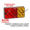 Led Trailer Tail Lights Truck Caravan Ute Boat Light Screw Waterproof Adr