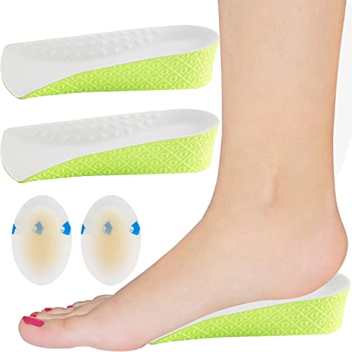 Arch Support Orthotic Insoles, Plantar Fasciitis Insole, 3/4 Memory Foam Heel Seats Foot Orthotic Shoe Inserts, Shock Absorption and Foot Pain Relief, Heel Cushioning