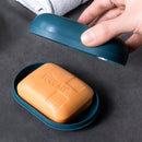 Plastic Soap Dish, 2 PCS Soap Dish with Lid, Bathroom Soap Holder, Soap Cases with Lid, Soap Box for Shower Travel Bathroom