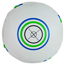 (Size 5, White/Blue/Green) - Rebounder Match Weight Training Rugby Ball - White/Green/Blue