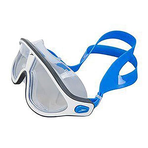 Speedo Unisex Adult's Biofuse Rift Mask, Blue/White/Clear, One Size