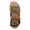 Dockers Men's Fisherman Sandal, Dark Tan, 11 Wide