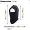 TRIWONDER Balaclava Face Mask for Cold Weather Fleece Windproof Ski Mask Neck Warmer Face Cover Cap Winter Hat for Men & Women (Black - Thicken)