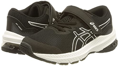 ASICS Unisex Children's Gt-1000 11 PS Trainers, Black White, 10 US