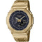 G SHOCK GOLD EDITION SOLAR, B/T, ALARM, 200M GOLD FINISH S/STEEL BEZEL & BA