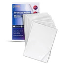 Avarrix Australia A4 Sticker Paper, Paper-Based Matte White, 100 Sheets, Self Adhesive Premium Sticker Paper for Inkjet and Laser Printer, 100gsm Thickness Printable Label Sheets