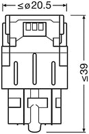 Osram LED Globe W21/5W PR Interior Lights, Cool White (Pack of 2)