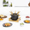 Princess 01.173025.02.001 Fondue Set Pure Black, Bamboo, 800 W, 1.5 liters, Bamboo & Black