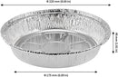Aluminum Foil Plates Round Tin Foil Pie Pans,Aluminum Foil Pie Pans,Disposable Aluminum Foil Pie Tins,Mini Pie Tins Disposable Foil Pie Tin Pie Tins Mini Pie Pan,20Pcs Aluminum Pie Pans,Foil Tart Pan
