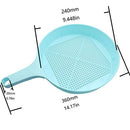 ZYAMY 1/8 Inch 3mm Plastic Garden Riddle Sieve Mesh Sand Sieves Gardening Tool Soil Sieve Flower Nursery, Blue