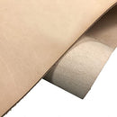 100% Veg Tan Full Grain Leather Cowhide Pre-Cut Pieces 8-9 oz. (3.5mm) - Tooling Leather Hide - Vegetable Tanned Leather for Tooling, Carving, Molding, Dyeing (White-Veg Tanned, 12"x6")