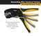 TITAN 11477 Ratcheting Wire Terminal Crimper Tool for Insulated Terminals, Fixed Jaw Crimper