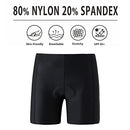 KID1234 Boys Cycling Pants 3D Padded Shorts Girls Bike Shorts Black Bike Shorts for Kids, Black, 9-10