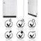 BKSAI Under Door Draft Stopper Window Excluder Seal Insulation for 2" Bottom of Door Sliding Glass Front Door Patio Draft Blocker