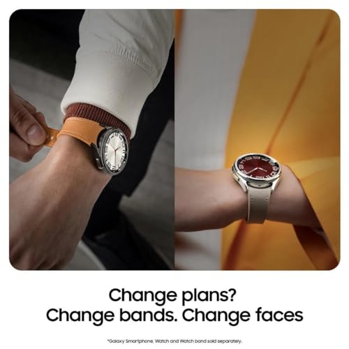Samsung Galaxy Watch6 Classic 47mm Smart Watch Health Monitoring Fitness Tracking and Long Lasting Battery Bluetooth Black