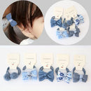 30 Pcs(15 pairs) Baby Girl Hair Ties With Bows 1.2 Inch Small Toddler Girls Ponytail Holders Pigtails Elastic Bands Hair Accessories For Toddler Kids Baby Girls