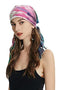 Chemo Headwear Pre Tied Head Scarf Headwraps Lightweight Turban Beanie Cap for Women (Tie Dye Green)