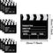 10 Pieces Movie Film Clap Board, 7 x 8 Inch Cardboard Movie Clapboard Movie Directors Clapper Writable Cut Action Scene Board for Movies Films Photo Props (White)