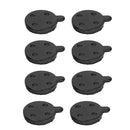 Brake Pads,4 Pairs Semi Metal Brake Disc Rotor Pad for 10inch Electric Scooter