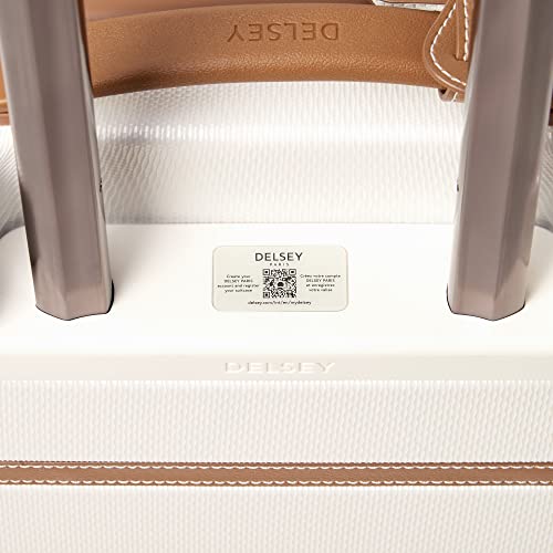 DELSEY PARIS Chatelet Air 2.0 Hardside Luggage with Spinner Wheels, Angora, Checked-26 Inch Trunk, Chatelet Air 2.0 Hardside Luggage with Spinner Wheels