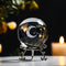 60mm 3D Moon Planet Laser Engraved Crystal Ball Glass Sphere Paperweight Home Art Decor Crafts with Stand
