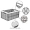 Livememory 2 Pack Collapsible Crates - Foldable Crates, 31 Liters Plastic Milk Crate Storage Bin for Home, Laundry, Clothes(17.7x 12 x 9 inches)