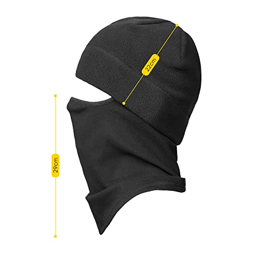 Snowledge Balaclava Face Mask Thermal Winter Ski Mask Beanie Motorcycle Cycling Balaclava for Men Women Windproof Cold Weather Neck Gaiter