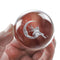 ZEERSHEE 60mm 3D Laser Engraved Crystal Fairy & Moon Ball Figurine 3D Crystal Ball Sphere with Stand Glass Paperweights Table Decor for Girls Daughters