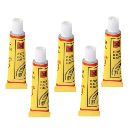 Bicycle Tire Repair Glue,5Pcs Bike Maintenance & Tools, Bike Bicycle Tire Inner Tube Patches Glue Rubber Puncture Repair Tools