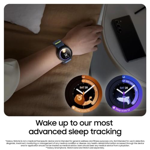 Samsung Galaxy Watch6 Classic 47mm Smart Watch Health Monitoring Fitness Tracking and Long Lasting Battery Bluetooth Black
