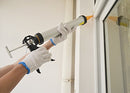 ZHTOOL 600ml Caulking Gun with Aluminum Barrel for 10oz/20oz Sausage Pack,10oz Cartridge and Bulk Application