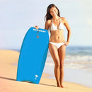 'Aloha' Kids Bodyboard 36" Body Board & Leash, Stylish Graphics, Lightweight Soft Top Bodyboard, EPS Foam Core, HDPE Slick Bottom & Included Wrist Leash, Great for Kids, Youth and Adult Surfers.