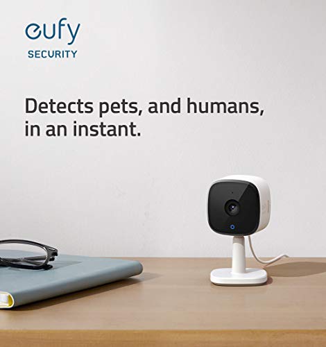 Eufy T8400CW4 Security 2K Indoor Camera Tilt, White