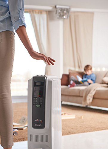 De'Longhi Dragon 4, Portable Oil Column Heater, 1500W, TRD41500ET, White