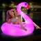 Tepoal Inflatable Flamingo Pool Floats with Lights, Solar Powered Flamingo Swimming Pool Tubes, 42 Inches Summer Lake Beach Floaties Swimming Pool Rings for Adults Water Entertainment 1PCS, (HLN001)