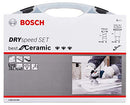 Bosch 2608576669 Dryspeed/Milling Cutter Set (Tile Drill Bit for Angle Grinder)