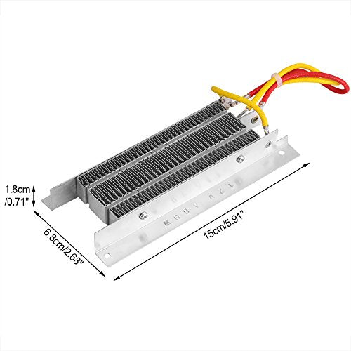 12V 400W PTC Heating Element Heater Kit Safe Electric Ceramic Heater Thermostatic Insulation