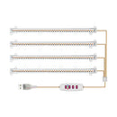 USB LED Grow Light Plant Full Spectrum Dimmable Indoor Flower Indoor Strip Lamp (30CM/168LED(4X Strip))