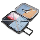Samsonite Unisex-Adult Omni Pc Hardside Expandable Luggage with Spinner Wheels, Black, Checked-Medium 24-Inch, Omni Pc Hardside Expandable Luggage with Spinner Wheels