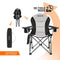 KingCamp Camping Chair Lawn Chair Folding Camping Chairs for Adults Folding Camp Chair With Lumbar Support+Adjustable Armrest+Cooler Bag Cup Holder,Side+Head Pocket,For Picnic, Camp,Fishing,Max 353lbs