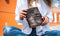 Leather Journal with lined Deckle Edge Paper 8x6 inch and Vintage Key/Handmade Writing Notebook Diary/Bound Daily Notepad for Men & Women Medium, Sketch/Writing pad, for Artists (8 x 6, Brown)