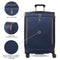 Travelpro Crew Classic Lightweight Softside Expandable Checked Luggage, 8 Wheel Spinner Suitcase, TSA Lock, Men and Women, Checked Medium 25-Inch, Patriot Blue, Patriot Blue, Checked-Medium, Crew