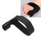Toe Brace, Adhesive Toe Fracture Fixator Reusable Hammertoe Separators Straightener Hallux Valgus Correction Splints Protectors Support Wraps for Broken Toes Stress Fracture Men Women(Black)