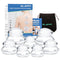 ELERA Silicone Cupping Theraphy Set, Professionally Chinese Massage Cups for Cupping Therapy and Cellulite Reduction (7 Cups)