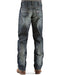 Cinch Men's White Label Relaxed Fit Jean, Hi Contrast Dark Rinse, 33W x 38L