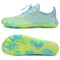 WateLves Water Shoes for Men Women Barefoot Quick-Dry Aqua Sock Outdoor Athletic Sport Shoes Kayaking Boating Hiking Surfing Walking, Blue/Green, 10 Women/9 Men